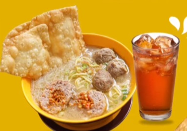 Ilustrasi bahayanya makan bakso dan minum teh secara bersamaan. (instagram)