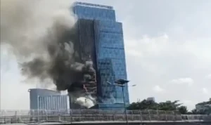 Kasus Kebakaran Gedung K-Link Tower Masih dalam Tahap Penyelidikan Polisi