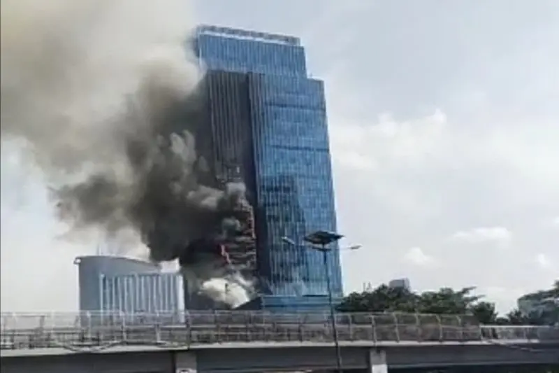 Kasus Kebakaran Gedung K-Link Tower Masih dalam Tahap Penyelidikan Polisi