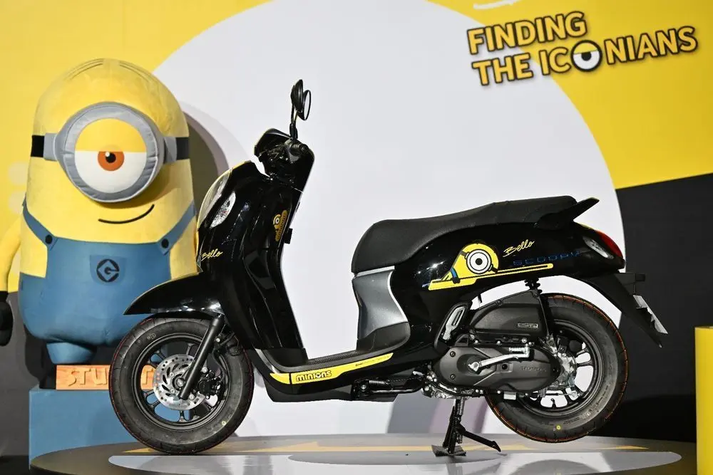 Honda Scoopy Edisi Minion, Pesona Menggemaskan dari Dunia Minion yang Menawan