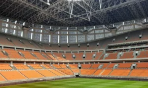 Rumput di Jakarta International Stadium (JIS) dikatakan tidak memenuhi standar FIFA