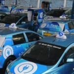 Armada mobil listrik bekas taksi Blue Bird dijual Rp 400 jutaan
