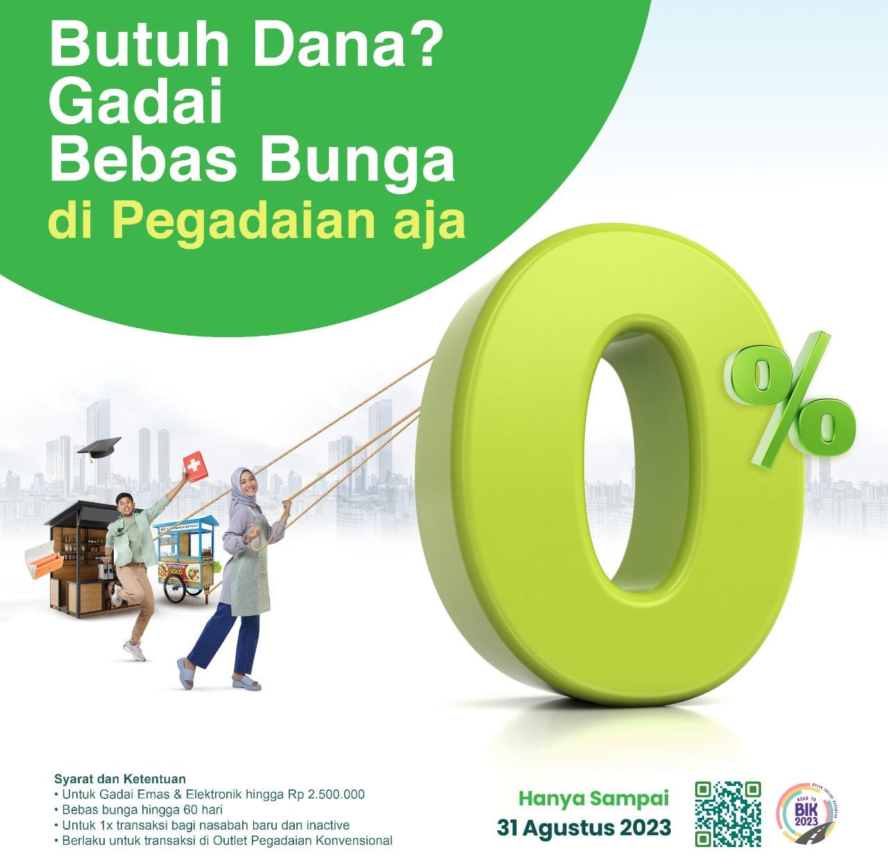 Gadai Peduli Sahabat Tawarkan Pinjaman Hingga Rp2,5 Juta Bebas Bunga, Ini Syaratnya!