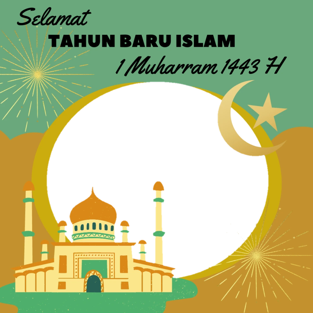 Twibbon Peringatan Tahun Baru Islam 1445 H