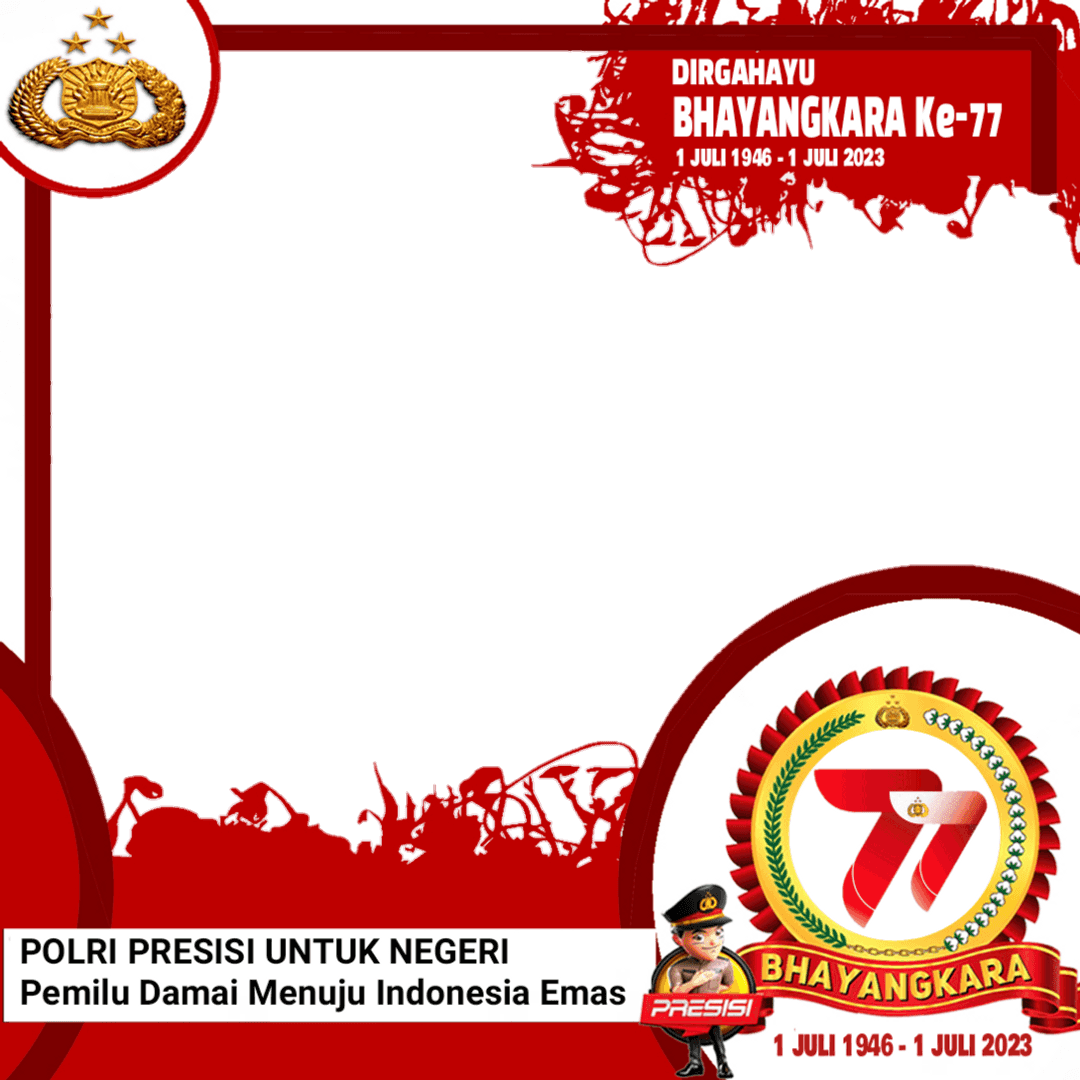 Twibbon Hari Bhayangkara ke-77, Ramaikan Sekarang Juga!