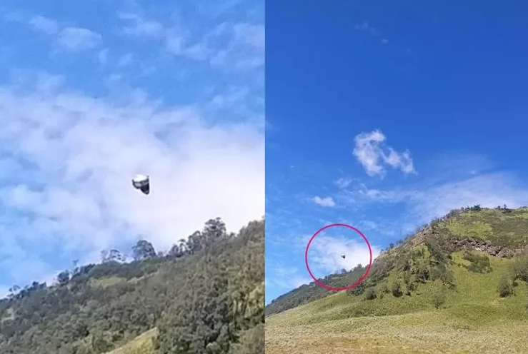 Viral Kemunculan UFO di Gunung Bromo