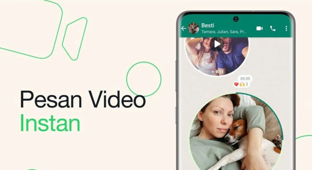 Whatsapp baru saja merilis fitur pesan video instan untuk membagikan momen