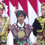 Baju Adat Tanibar yang dikenakan Presiden Jokowi saat menghadiri SIdang Tahunan MPR. (tangkapan layar Channel Youtube Sekretaris Presiden)