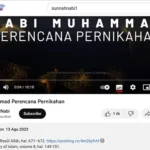 Tangkapan layar chanel Youtube yang menayangkan video diduga hina Nabi Muahmmad.