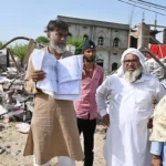 Sebuah tindakan penghancuran massal terjadi di distrik Nuh, negara bagian Haryana, India, ketika pihak berwenang menghancurkan sekitar 300 rumah, toko, dan lapak perdagangan.