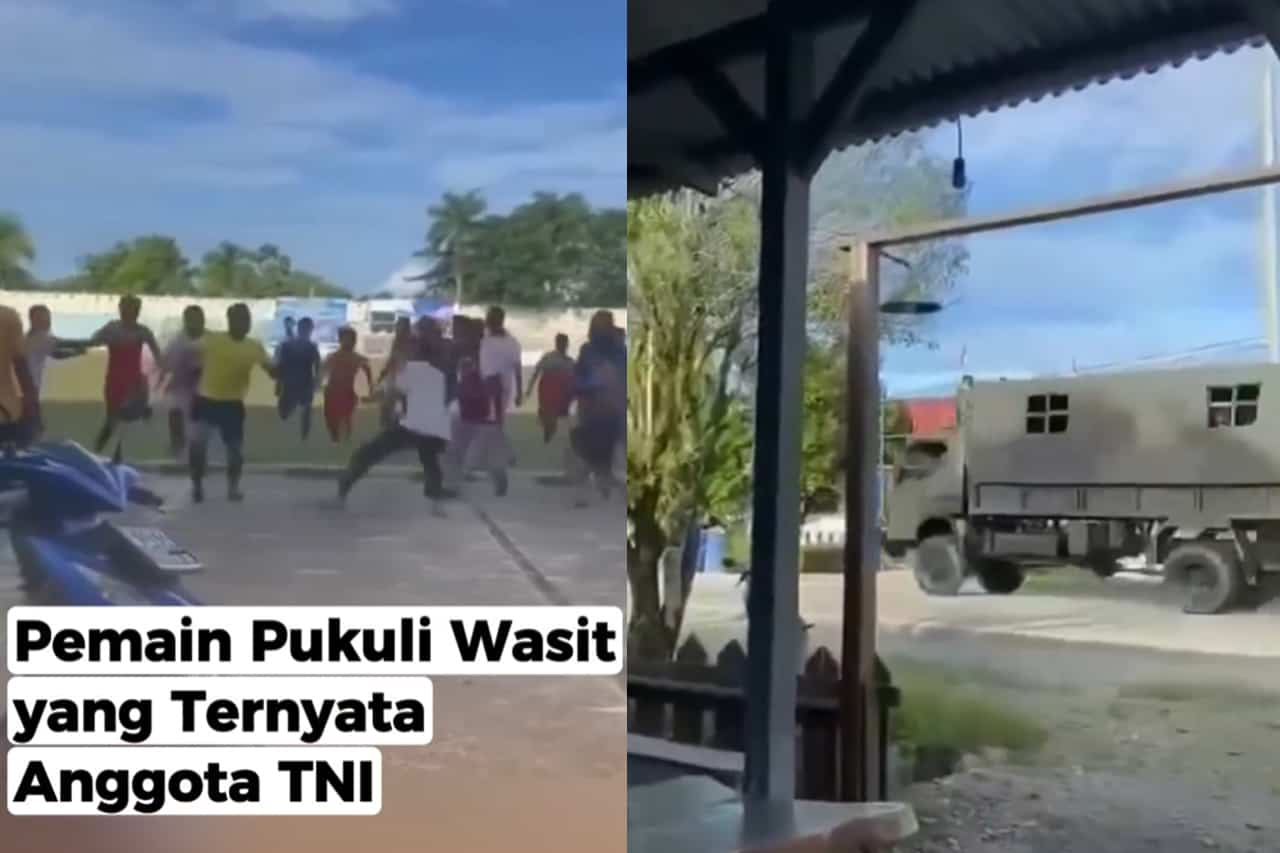 Viral! Wasit TNI Dikeroyok di Pertandingan Bupati Cup Malinau