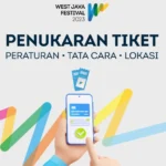 Cara Penukaran Tiket Konser WJF 2023/ Tangkap Layar Laman West Java Festival