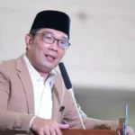 Gubernur Jabar Ridwan Kamil berikan reaksi terkait hasil survei elektabilitas dirinya yang dinilai layak maju Pilpres 2024. ANTARA/HO-Rsj.