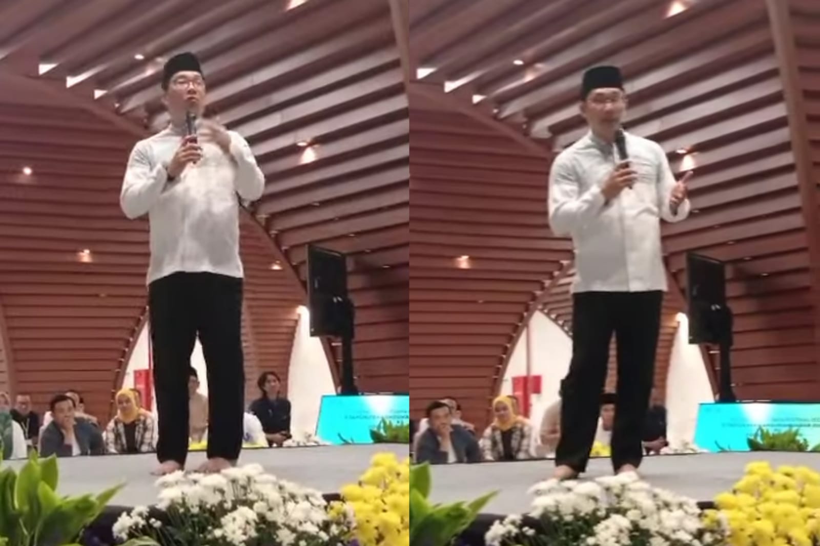 Gubernur Ridwan Kamil ungkap perolehan dana zakat di Jabar ditargetkan Rp1,6 triliun realisasinya malah Rp2,5 triliun sebagai bukti kesejahteraan. Jabar Ekspres/Rinrin Rindawati.