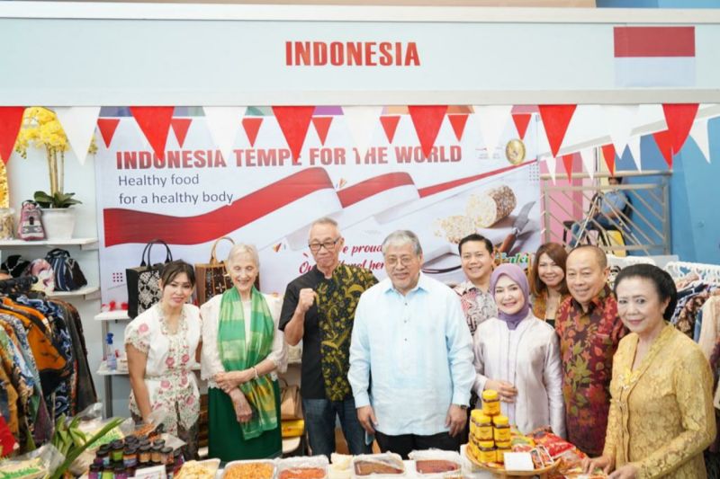 Keren! KBRI Manila Perkenalkan Tempe di Festival Makanan ASEAN 2023