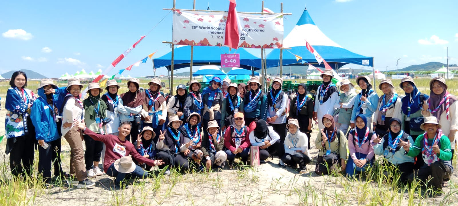 Kontingen Sukabumi, para peserta Jambore Internasional di Korea Selatan. Dok. Istimewa