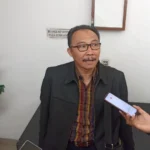 Dok. Saksi Ahli dalam Persidangan Kasus Suap Proyek Bandung Smart City, Prof Nandang Sambas. Senin (14/8). Foto. Sandi Nugraha.