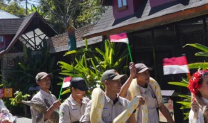 Parade satwa yang digeular Lembang Park and Zoo. Kamis (17/8). Foto Jabarekspres
