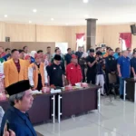 Perwakilan 17 Partai Politik peserta Pemilu 2024 di Kota Bogor. (Yudha Prananda / Jabar Ekspres)