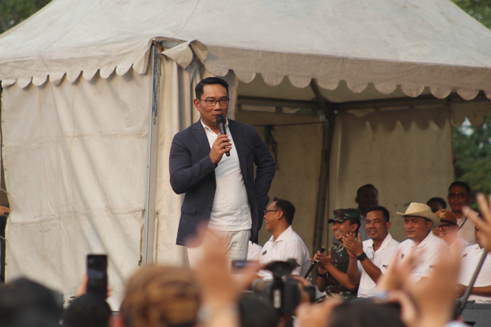 Ridwan Kamil saat membuka kegiatan Bogor Fest 2023. Foto: Sandika Fadilah/Jabarekspres.com