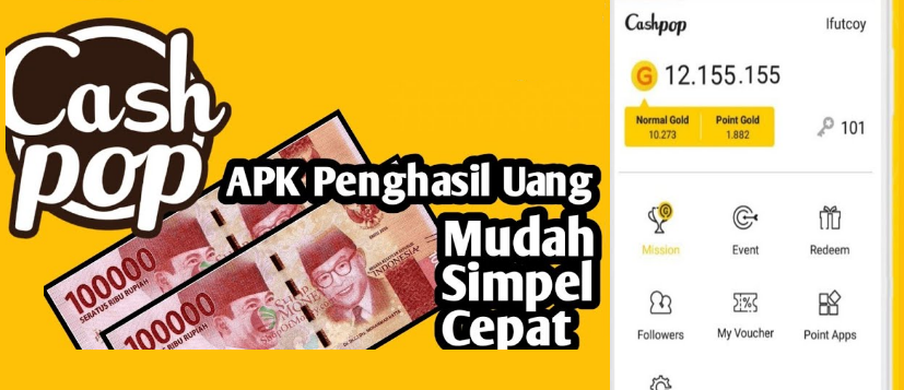 aplikasi penghasil uang cashpop