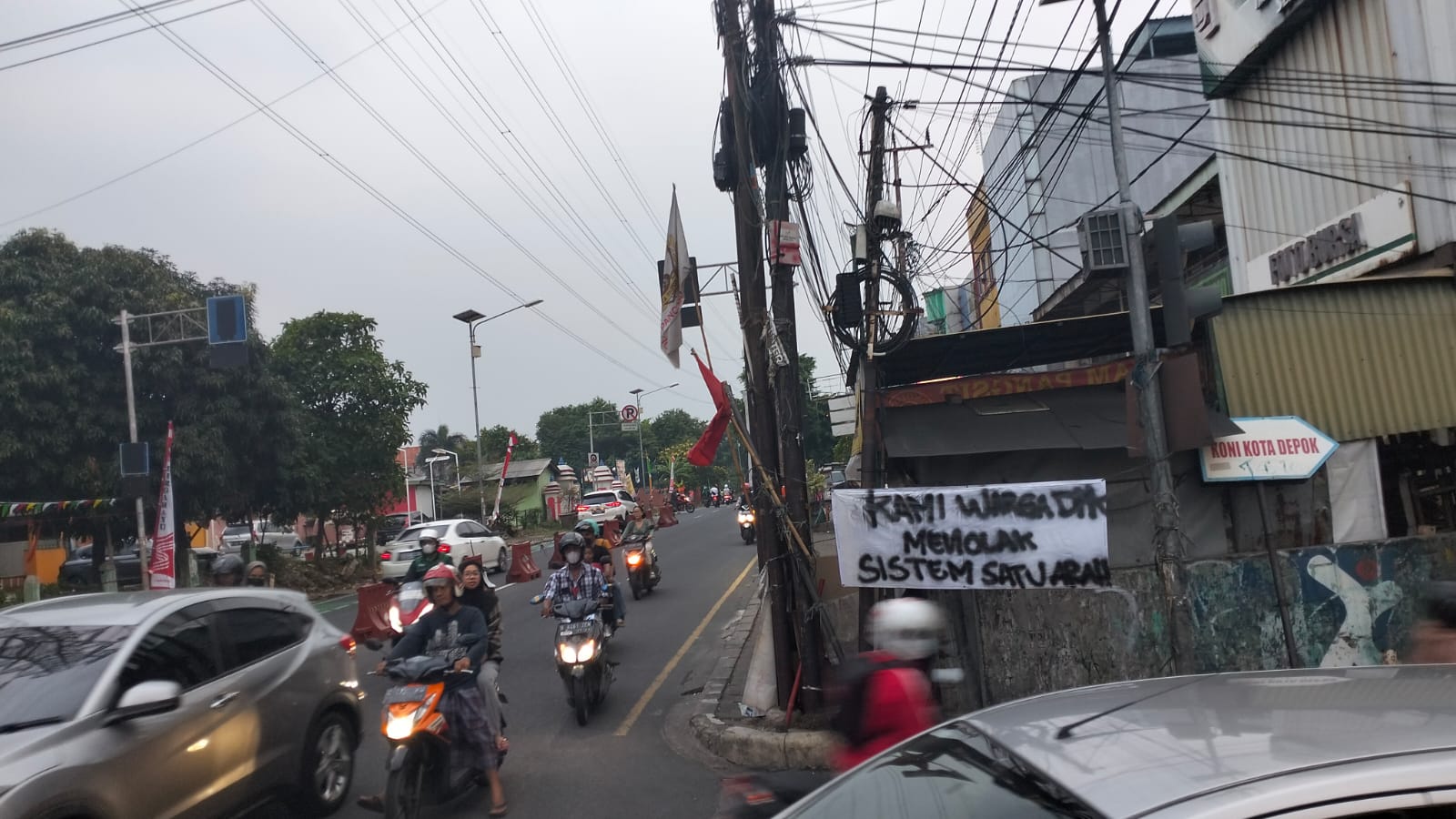 Uji Coba SSA di Jalan Raya Nusantara Depok Batal