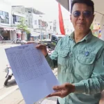 Ketua Komisi lll DPRD Banjar Cecep Dani Sufyan mengatakan baliho, spanduk, dan reklame ilegal ancam penilaian Adipura. Jabar Ekspres/Cecep Herdi.