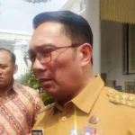 Ridwan Kamil mengatakan akan jalan-jalan keliling dunia usai purnatugas dan terkait Pj Gubernur Jabar keputusan Presiden Jokowi. ANTARA/Indra Arief Pribadi.
