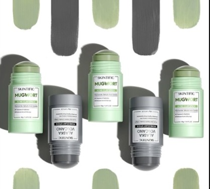 SKINTIFIC Mugwort Acne Clay Stick, Review dan Harga