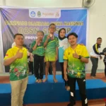 Sejumlah atlet Kabupaten Sukabumi berhasil menangkan medali O2SN Jabar yang digelar di Kota Bandung pada 1 hingga 3 Agustus 2023. Jabar Ekspres/Riki Achmad.