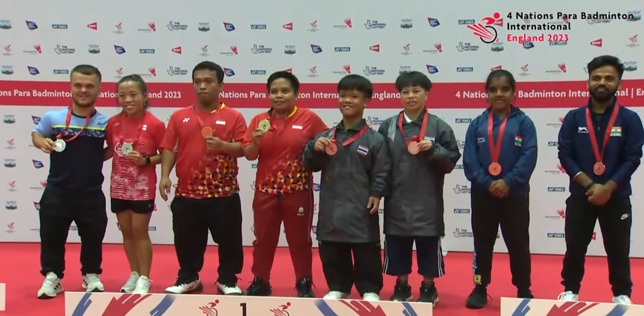 Keren Abis! Timnas Para-Bulutangkis Raih Empat Gelar Juara di Kejuaraan ‘4 Nations Para Badminton International 2023’
