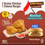 Promo A&W, Nikmati Kelezatan Super Deals Khusus MonDeal!