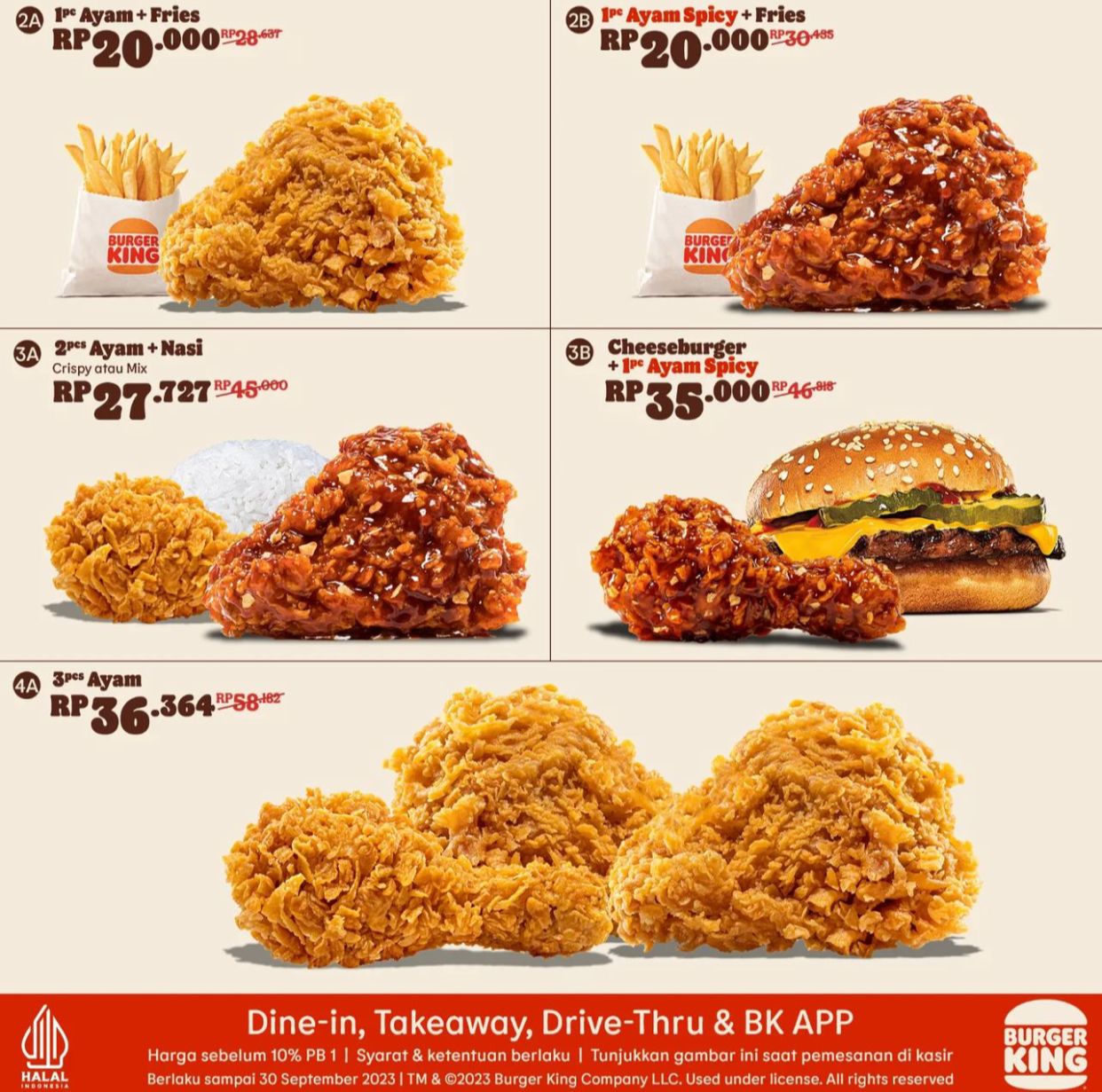 Promo Burger King, Klaim Promo Seru dengan Kupon Agustus!