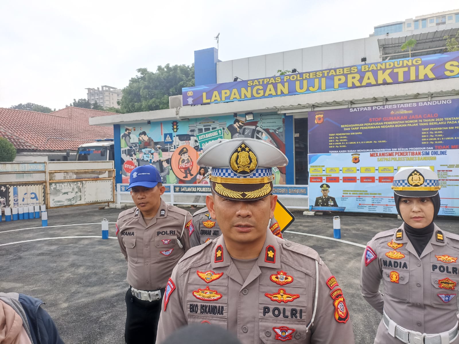 Dok. Kasatlantas Polrestabes Bandung, Kompol Eko Iskandar. Selasa (8/8). Foto. Sandi Nugraha.