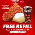 Promo Wingstop, Nikmati Free Refill di Sini!