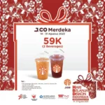 Promo Jco Merdeka, Dapatkan 2 Minuman Hanya dengan 59K!