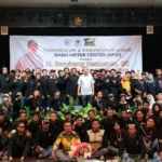 Caption : Foto bersama Anggota DPR RI dari Fraksi Partai Golkar H Bambang Hermanto dengan para kader (JE/Ayu)