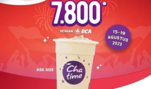 Promo Chatime Spesial HUT RI, Tebus Milk Tea Hanya Rp 7.800!