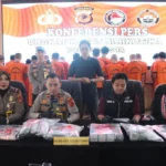 Wakapolres Bogor Kompol Fitra Zuanda saat memberikan keterangan. Foto : Sandika Fadilah/Jabarekspres.com
