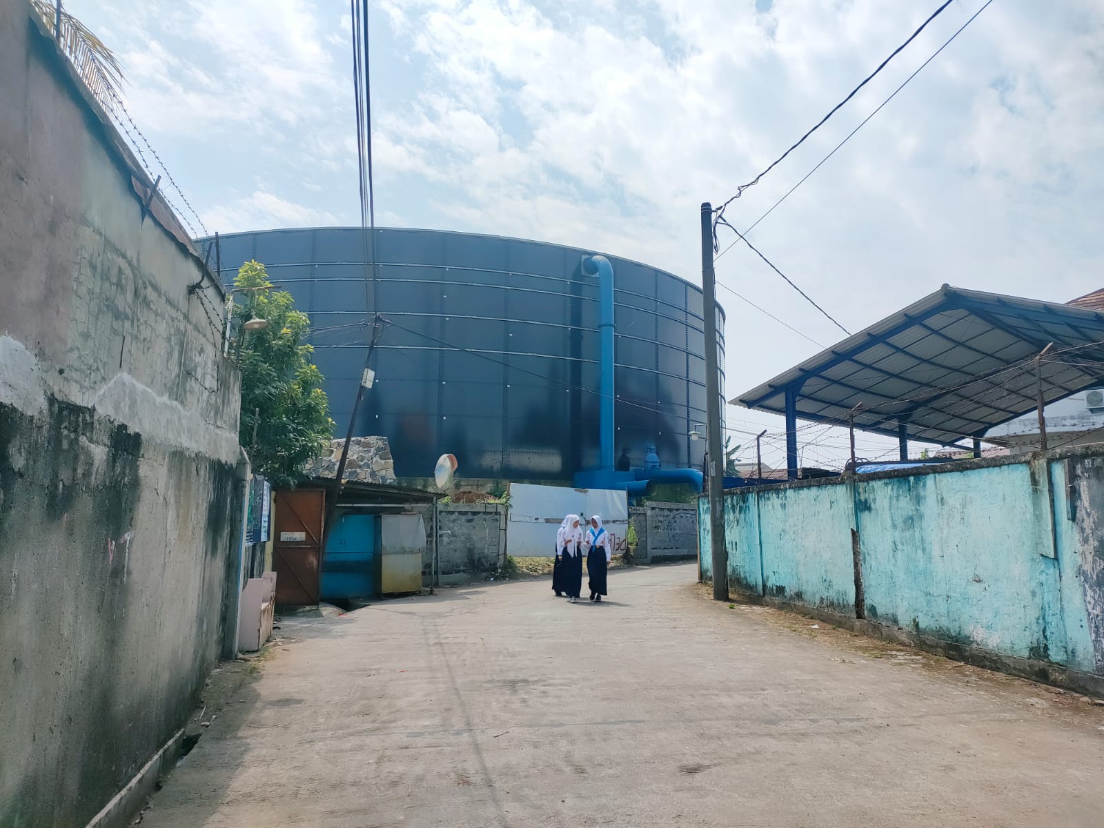 Keberadaan Watertank PDAM Tirta Asasta Kota Depok