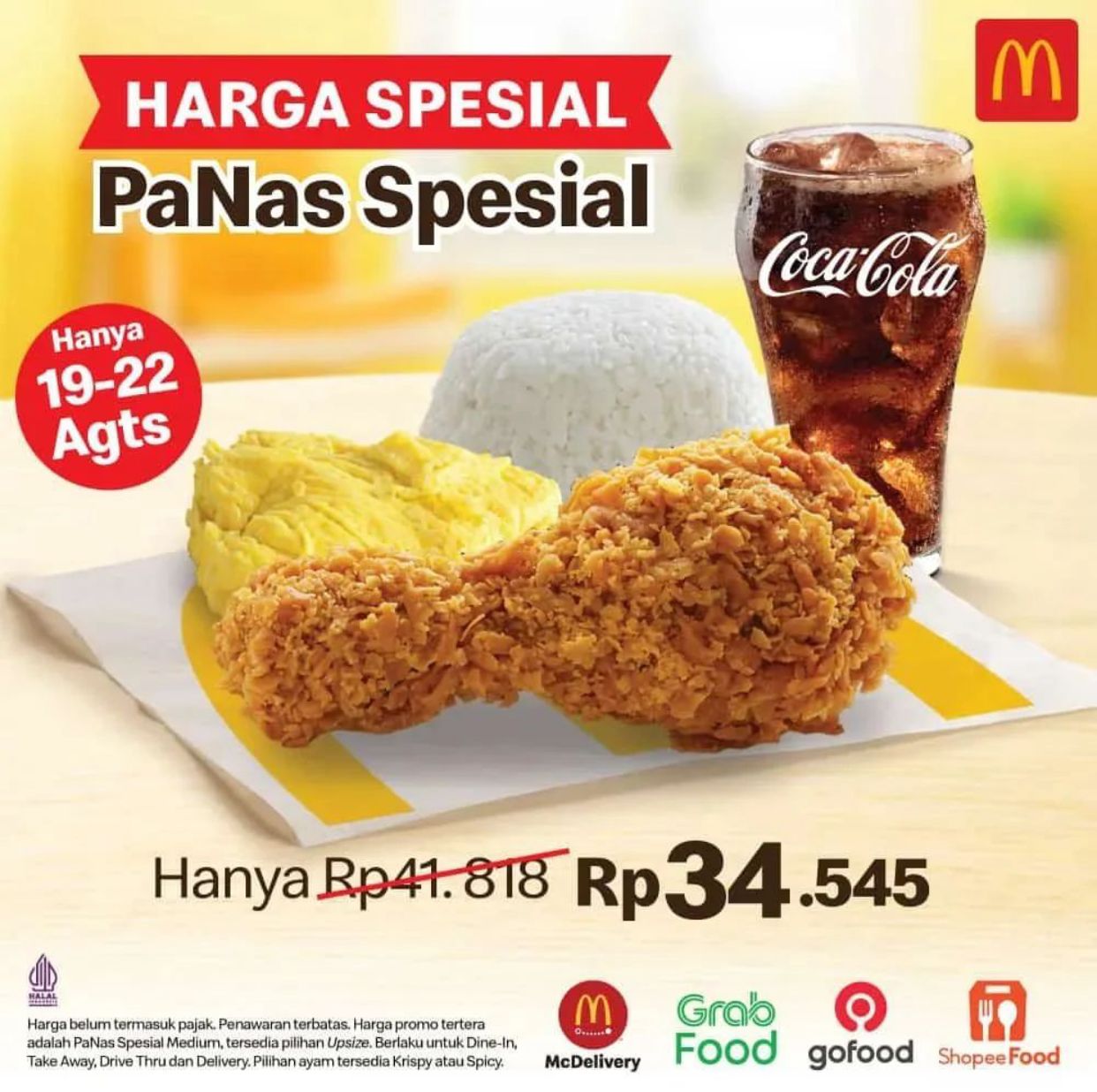 Promo McDonalds, Nikmati Harga Spesial Untuk PaNas Spesial!