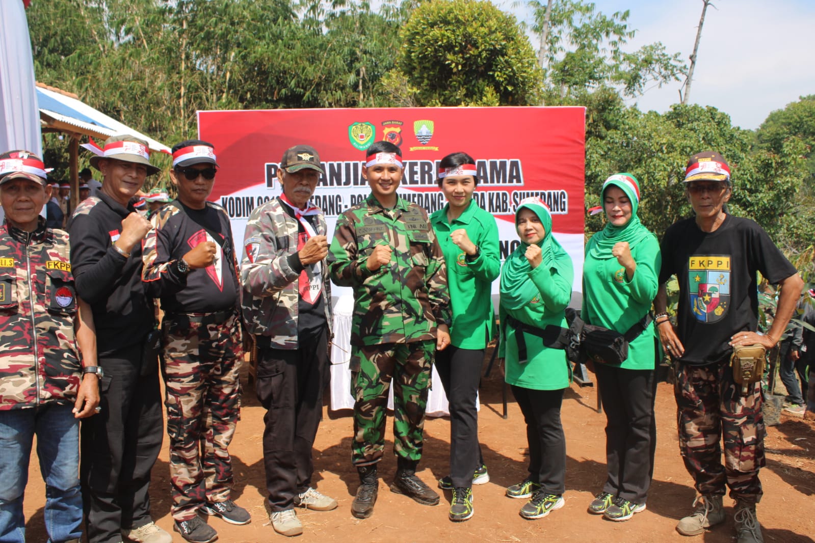 Penanaman Pohon dalam acara Polri Lestarikan Negeri, Penghijauan Sejak Dini, Rabu 23 Agustus 2023. (Je/Dedis)