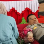 Peringati Hari Jadi Polwan ke-75, Polresta Cirebon Gelar Donor Darah