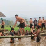 Lintas Bambu Jadi Permainan Andalan Keseruan 17 Agustusan Masyarakat Dusun Bojong Sumedang