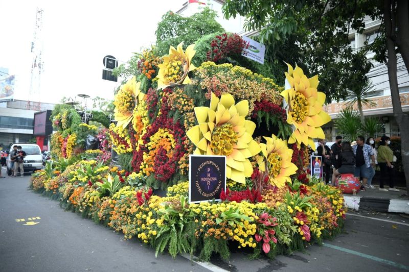Semarakkan HUT RI, Semarang Kembali Gelar "Semarang Merdeka Flower Festival"