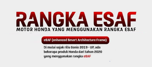 Daftar Motor Honda Rangka eSAF