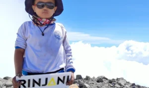 Bocah 7 Tahun Asal Depok Berhasil Taklukkan Gunung Rinjani