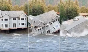 Rumah hanyut di alaska akibat banjir