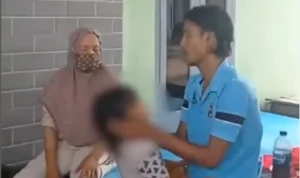Video viral seorang buron pamit ke anak saat akan ditangkap Polisi. (instagram)
