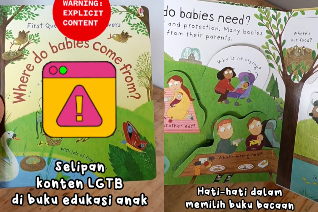 Viral Di TikTok Buku Anak Disusupi LGBT! Orang Tua yang Punya Anak Wajib Hati-hati
